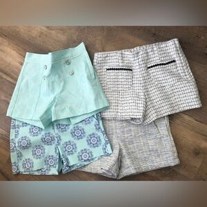 Lot of 4 - Janie & Jack shorts size 8